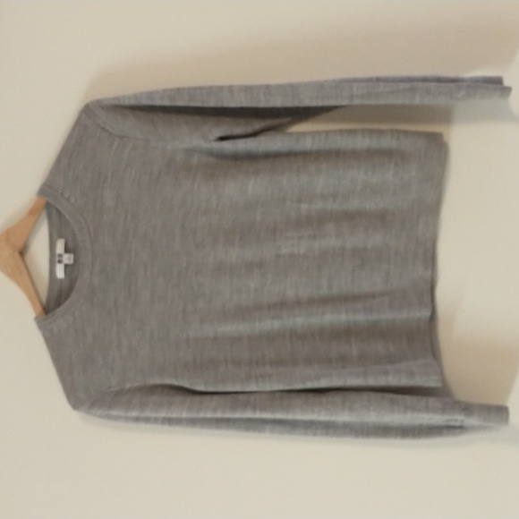 Uniqlo washable wool sweater grey Small - Picture 1 of 6